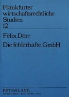 Die Fehlerhafte Gmbh 3631408013 Book Cover