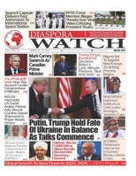 Diaspora Watch Newspaper: Vol. 39 B0F27X7H6G Book Cover