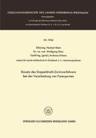 Einsatz Des Doppeldraht-Zwirnverfahrens Bei Der Verarbeitung Von Fasergarnen 3663062759 Book Cover