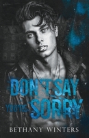 Don't Say You're Sorry (Hawthorne University) B0FGDJPQPB Book Cover