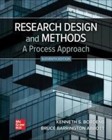 Research Design and Methods: A Process Approach 0078035457 Book Cover