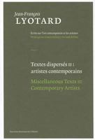 Miscellaneous Texts: Contemporary Artists 9058678865 Book Cover