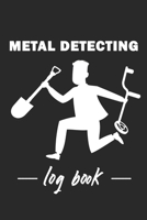 Metal Detecting log book: Keep Track of your Metal Detecting Statistics & Improve your Skills / items found and notes. 6" x 9" 140 pages. 1659289068 Book Cover