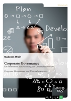Corporate Governance. Ein Instrument zur Steuerung des Unternehmenswerts: Corporate Governance und Unternehmenswert (German Edition) 3346114538 Book Cover