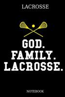 Lacrosse Notebook: Great Gift Idea for Lacrosse Player and Coaches(6x9 - 100 Pages Dot Gride) 1073809463 Book Cover