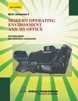 MODERN OPERATING ENVIRONMENT AND MS OFFICE 9383073403 Book Cover