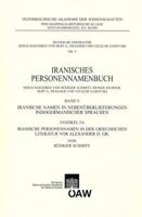 Iranisches Personennamenbuch: Iranische Namen in Nebenuberlieferungen Indogermanischer Namen. Band 5: Faszikel 5a: Iranische Personennamen in Der Gr 3700171420 Book Cover