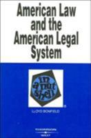 American Law And the American Legal System in a Nutshell (Nutshell Series) 0314150161 Book Cover
