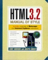 Html 3.2 Manual of Style (Htmlmanual of Style) 1562765299 Book Cover