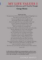 My Life Values I: - described in 21 Reflections and 97 Food for Thought 8743059201 Book Cover