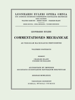 Commentationes Mechanicae Ad Theoriam Machinarum Pertinentes 2nd Part 376431446X Book Cover