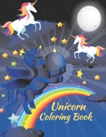 Unicorn Coloring Book:: Unicorn Coloring Book to write... new ideas, special moments, or daily art. B08H5D515T Book Cover