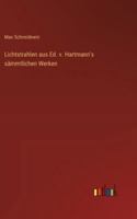 Lichtstrahlen aus Ed. v. Hartmann's sämmtlichen Werken 3563459851 Book Cover