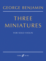 Three Miniatures: (Solo Violin) 0571522025 Book Cover