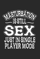 Notebook: Sarcasm Sex Masturbation Single Player Gifts 120 Pages, 6X9 Inches, Graph Paper 1677402482 Book Cover