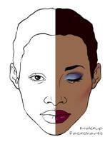 Makeup Facecharts: Amelia Edition 1544055390 Book Cover