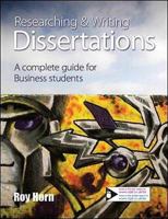 Researching and Writing Dissertations: A Complete Guide for Business and Management Students 1843981998 Book Cover