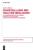 Darstellung bei Walter Benjamin 311026515X Book Cover