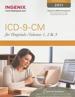 ICD-9-CM 2011 Professional for Hospitals: International Classification of Diseases 9th Revision Clinical Modification 6th Edition: 1,2,3 1601513909 Book Cover