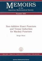 Non-Additive Exact Functors and Tensor Induction for Mackey Functors (Memoirs of the American Mathematical Society) 0821819518 Book Cover
