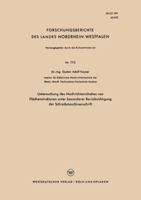 Untersuchung Des Nachrichteninhaltes Von Flachenstrukturen Unter Besonderer Berucksichtigung Der Schreibmaschinenschrift 3663037916 Book Cover