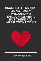 Grandfathers Give Us Not Only Wisdom And Encouragement, But There Are Inspirations To Us: 100 Pages 6'' x 9'' Lined Writing Paper For Grandpa | Perfect Gift For Grandpa 1697339220 Book Cover