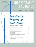 The Dance Theatre of Kurt Jooss B00DHQ0YFA Book Cover