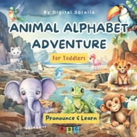 Animal Alphabet Adventure For Toddlers: A Pronounce and Learn ABC Book With Fun Animal Facts For Kids Age 0 to 6 B0CVG12DMV Book Cover