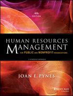 Human Resources Management for Public and Nonprofit Organizations: A Strategic Approach (Essential Texts for Nonprofit and Public Leadership and Management) 0787908088 Book Cover
