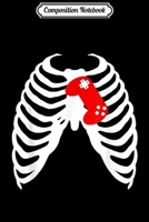 Composition Notebook: Skelton Gamer Body Heart Funny Gamer Gift For Gamers Journal/Notebook Blank Lined Ruled 6x9 100 Pages 1706497407 Book Cover