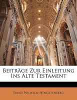 Beiträge zur Einleitung ins alte Testament. Dritter Band 1270768840 Book Cover