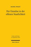 Der Einzelne in der Offenen Staatlichkeit : Grundgesetzlicher Grundrechtsschutz in der Zwischenstaatlichen Kooperation 3161588533 Book Cover