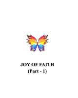 JOY OF FAITH (Part -1) 0368912795 Book Cover
