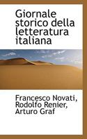 Giornale Storico Della Letteratura Italiana 1115820699 Book Cover