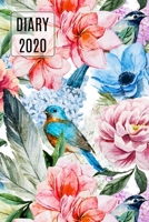 2020 Daily Diary Planner, Birds in Flowers: Three Days Per Page Full Year Planner 1708547428 Book Cover