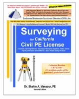 Surveying For California Civil PE License, 2nd Edition 195601408X Book Cover