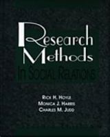 Research Methods in Social Relations 0155061399 Book Cover