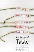 A Matter of Taste: How Names, Fashions and Culture Change 0300173873 Book Cover