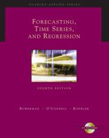 Forecasting, Time Series, and Regression (with CD-ROM) (Forecasting, Time Series, & Regression) 0534409776 Book Cover