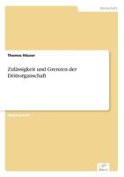 Zulassigkeit Und Grenzen Der Drittorganschaft 3838643003 Book Cover