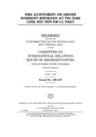 Syria Accountability and Lebanese Sovereignty Restoration Act two years later: next steps for U.S. policy 1708443037 Book Cover