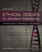 Ethical Issues In Modern Medicine: Contemporary Readings in Bioethics 0767420160 Book Cover