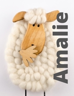 Amalie: Checkered Notebook with Name for Girls and Women, XL 8.5x 11, 120 Pages, Paperback. 1654698709 Book Cover