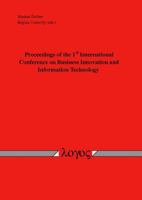 Proceedings of the 1st International Conference on Business Innovation and Information Technology 3832522026 Book Cover