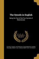 The Synods in English 3337188958 Book Cover