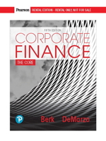 Mylab Finance with Pearson Etext -- Access Card -- For Corporate Finance: The Core 0135161150 Book Cover