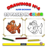 Drawings N° 4: 35 Pages in Color B08B7DJGKW Book Cover
