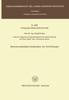 Rechnerunterstützte Konstruktion von Vorrichtungen 3531030566 Book Cover