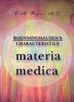 Boenninghausen's Characteristic Materia Medica 8180560198 Book Cover