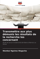 Transmettre aux plus démunis les résultats de la recherche les concernant (French Edition) 6209959121 Book Cover